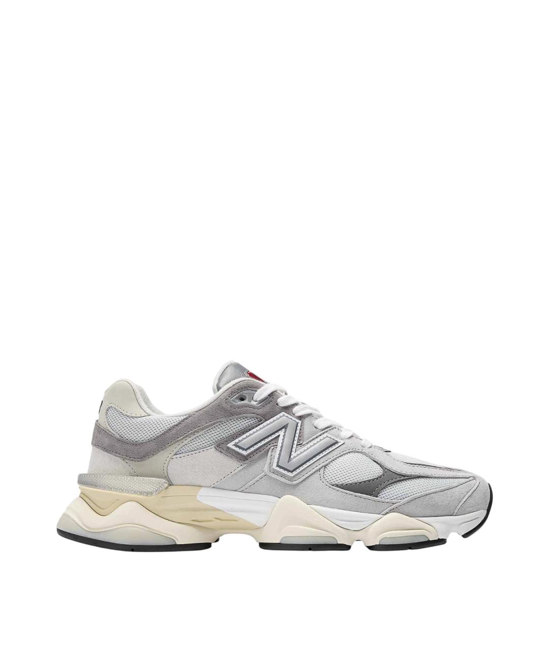 NEW BALANCE Серые замшевые низкие кроссовки / кеды, фото 1