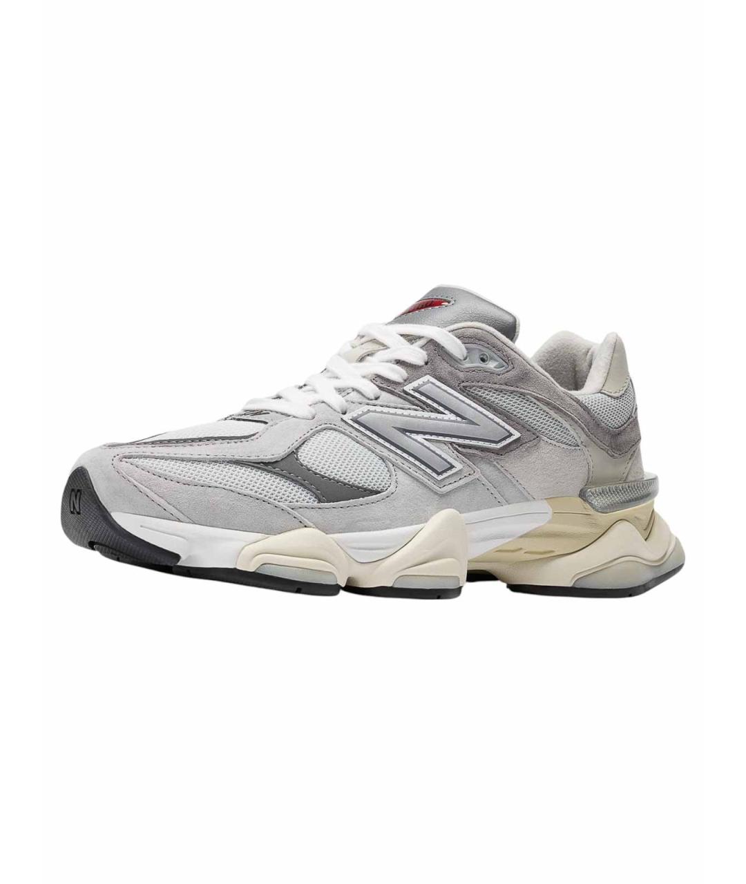 NEW BALANCE Серые замшевые низкие кроссовки / кеды, фото 3