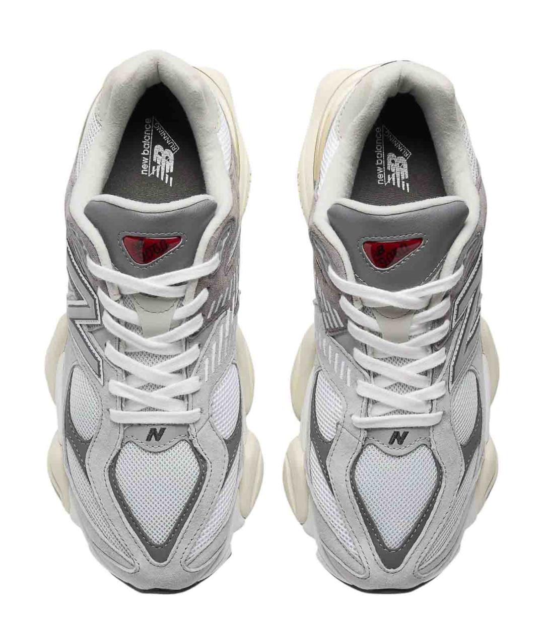 NEW BALANCE Серые замшевые низкие кроссовки / кеды, фото 4