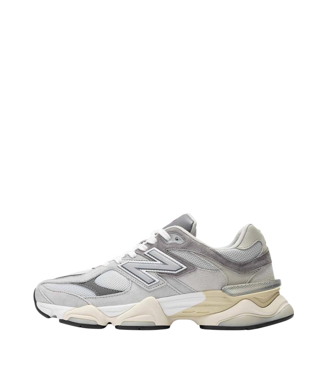 NEW BALANCE Серые замшевые низкие кроссовки / кеды, фото 2