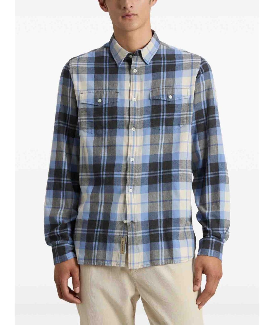 WOOLRICH Черная хлопковая кэжуал рубашка, фото 3
