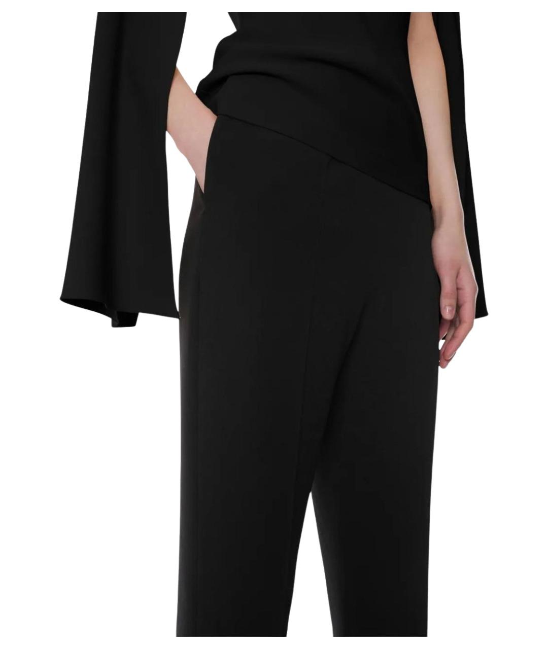 ALBERTA FERRETTI Черные вискозные брюки широкие, фото 4