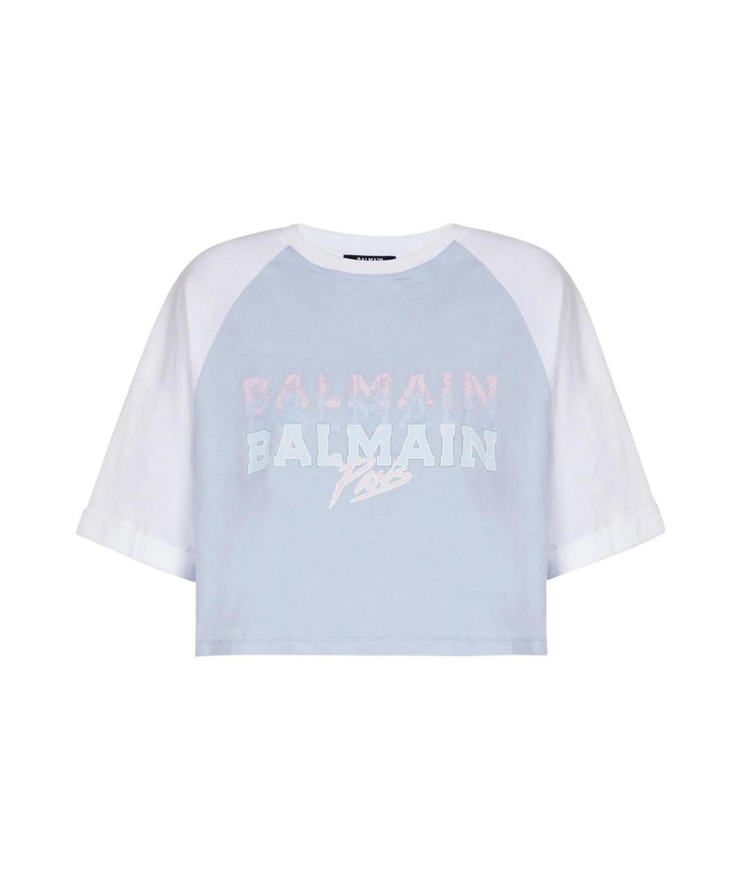 BALMAIN Мульти хлопковая футболка, фото 1