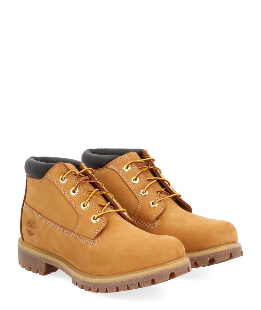 TIMBERLAND Желтые кожаные высокие ботинки, фото 2