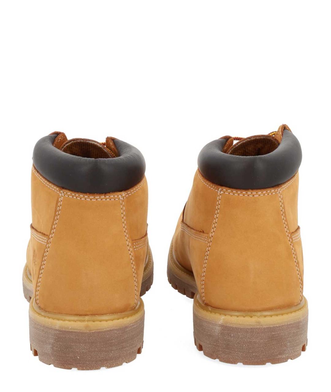 TIMBERLAND Желтые кожаные высокие ботинки, фото 4