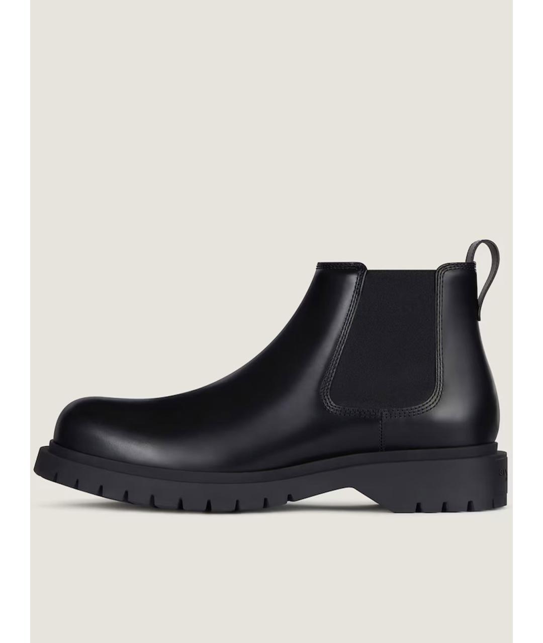 GIVENCHY Черные кожаные низкие ботинки, фото 3