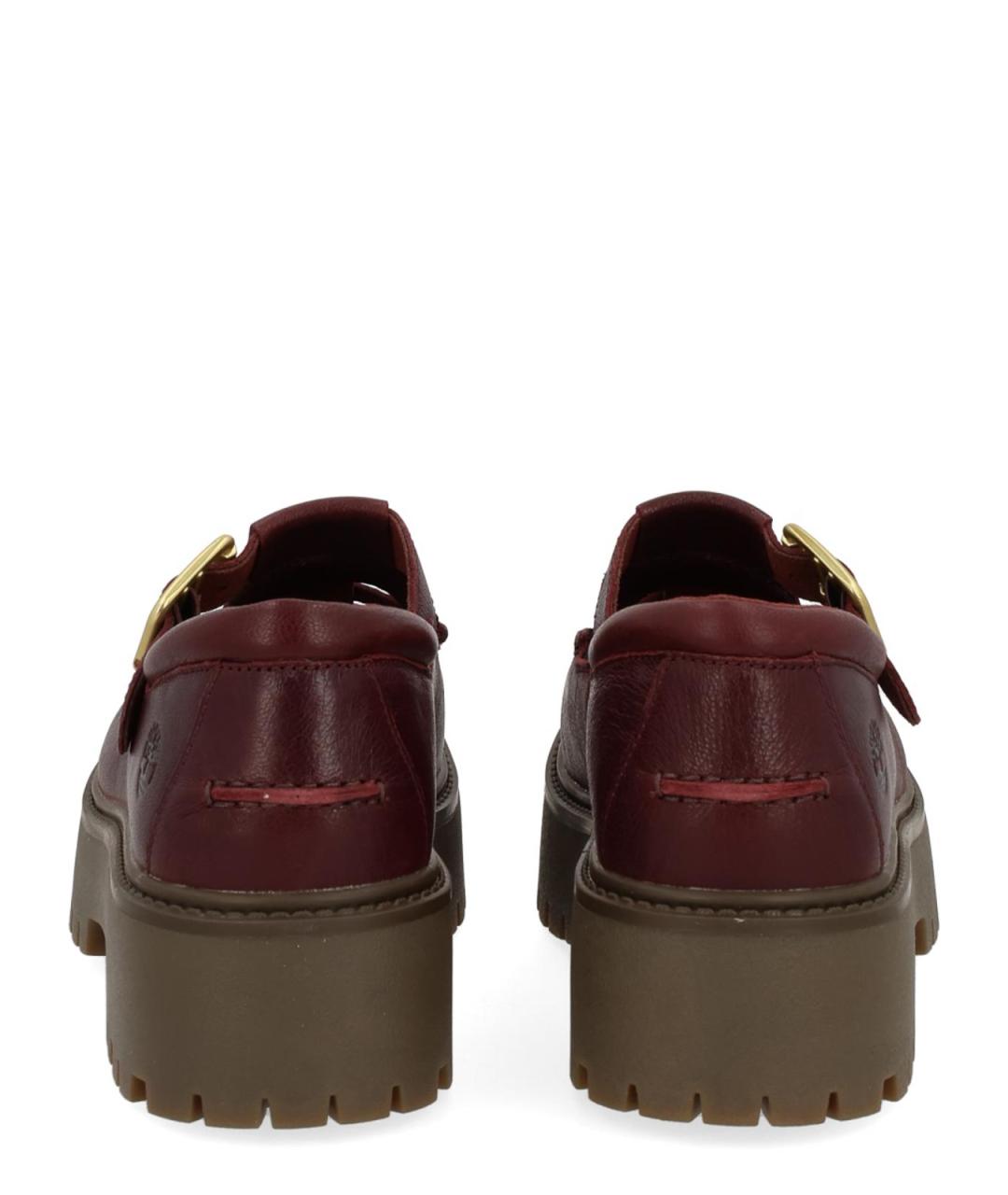 TIMBERLAND Бордовые кожаные лоферы, фото 4
