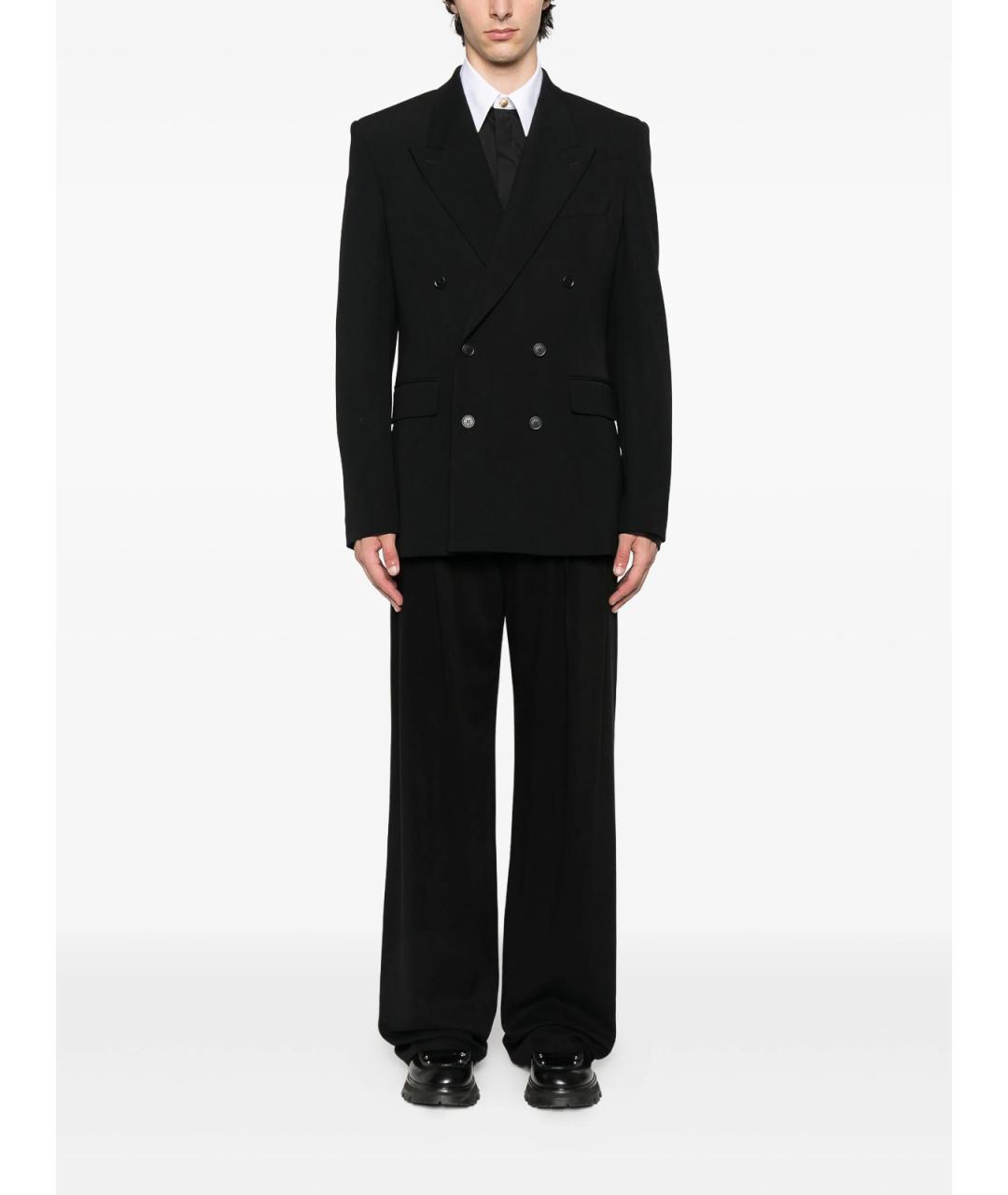 BALMAIN Черная хлопковая кэжуал рубашка, фото 2