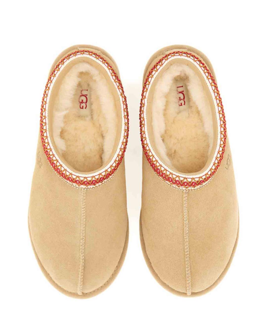 UGG Белые кожаные мюли, фото 2
