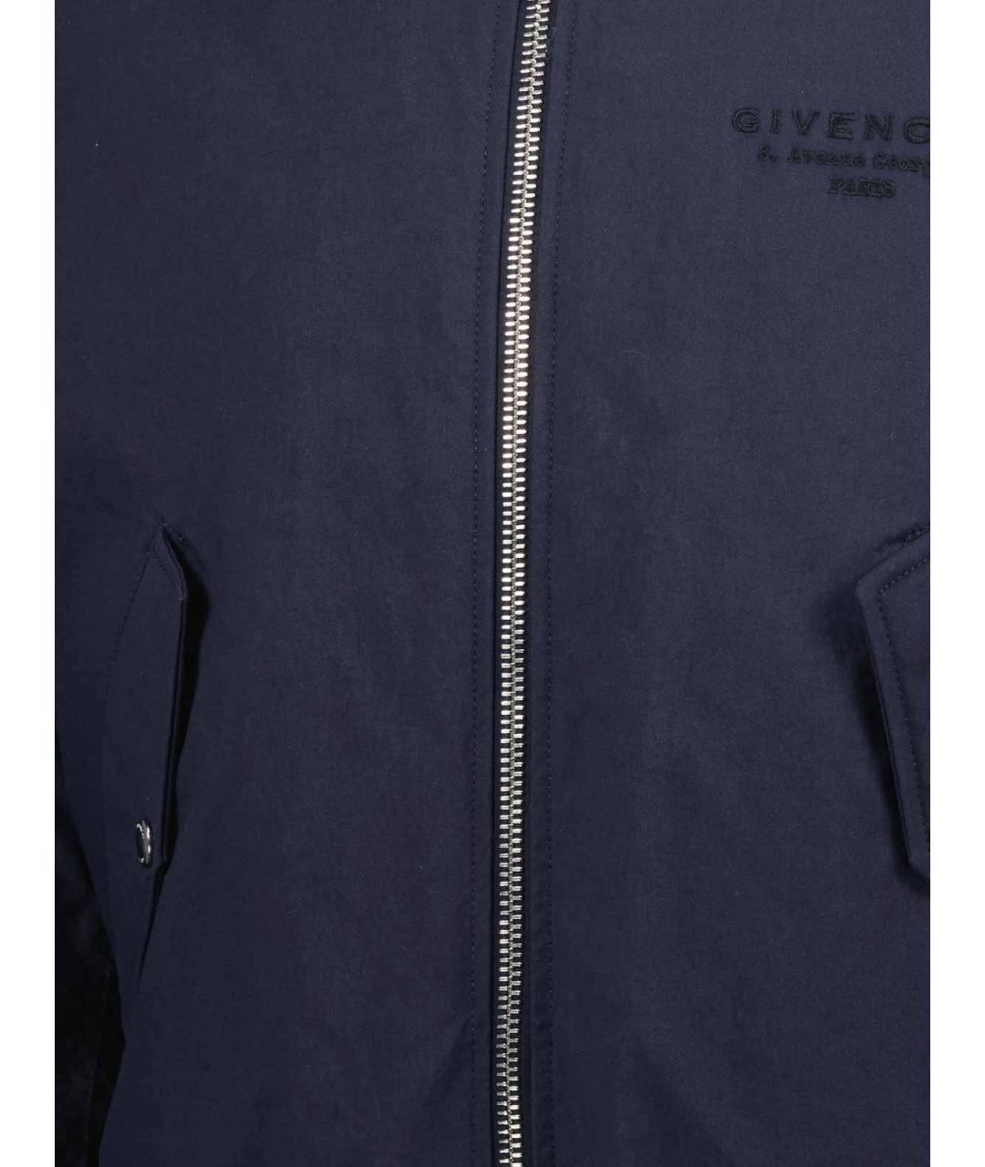 GIVENCHY Синяя полиамидовая куртка, фото 3