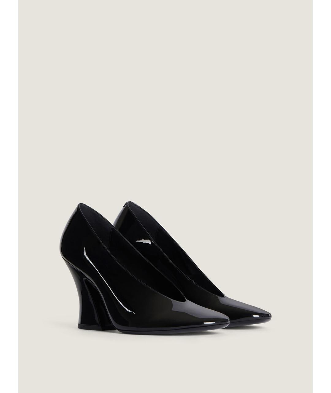 GIVENCHY Черные кожаные туфли, фото 2