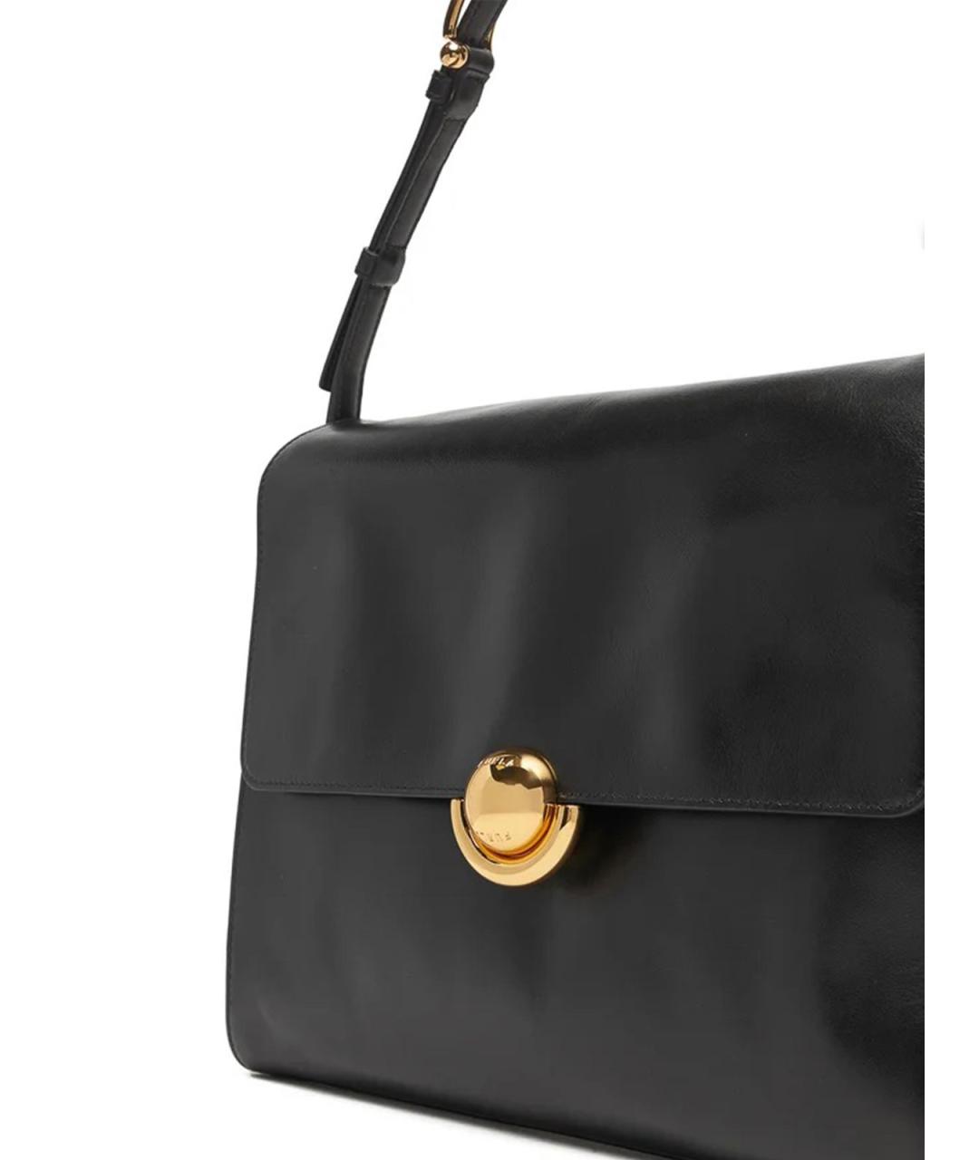 FURLA Черная кожаная сумка через плечо, фото 2