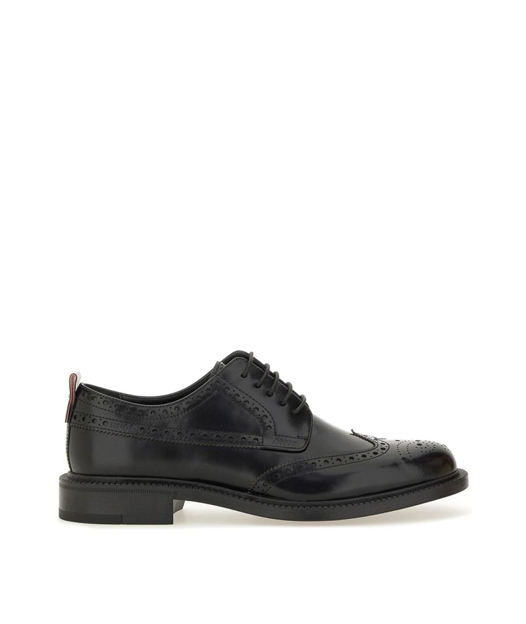 HUGO BOSS Черные кожаные лоферы, фото 1