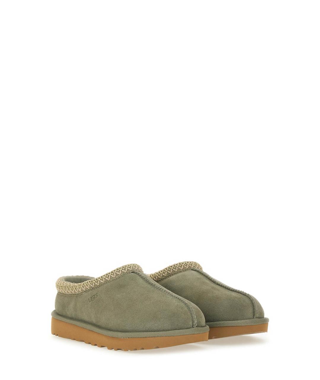 UGG Зеленые кожаные мюли, фото 3