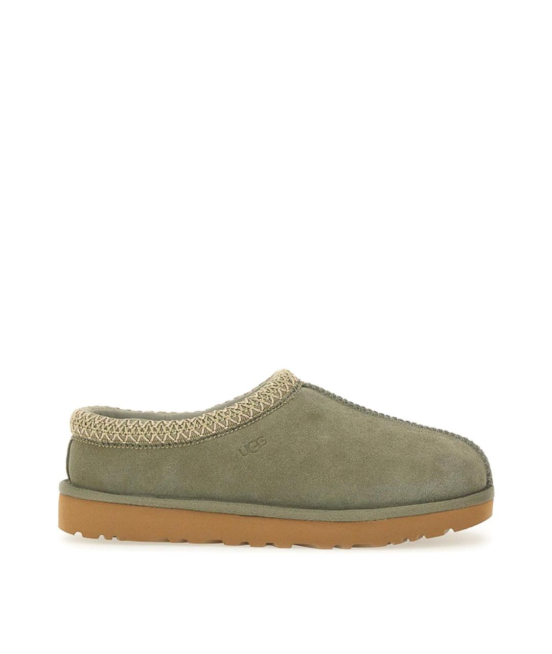 UGG Зеленые кожаные мюли, фото 1