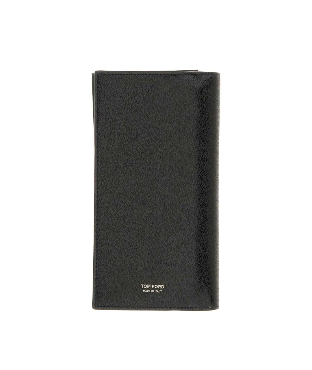 TOM FORD Черный кожаный кошелек, фото 1