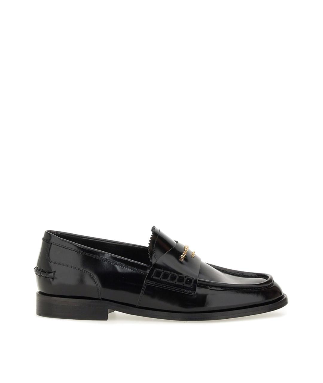 ALEXANDER WANG Черные кожаные лоферы, фото 1