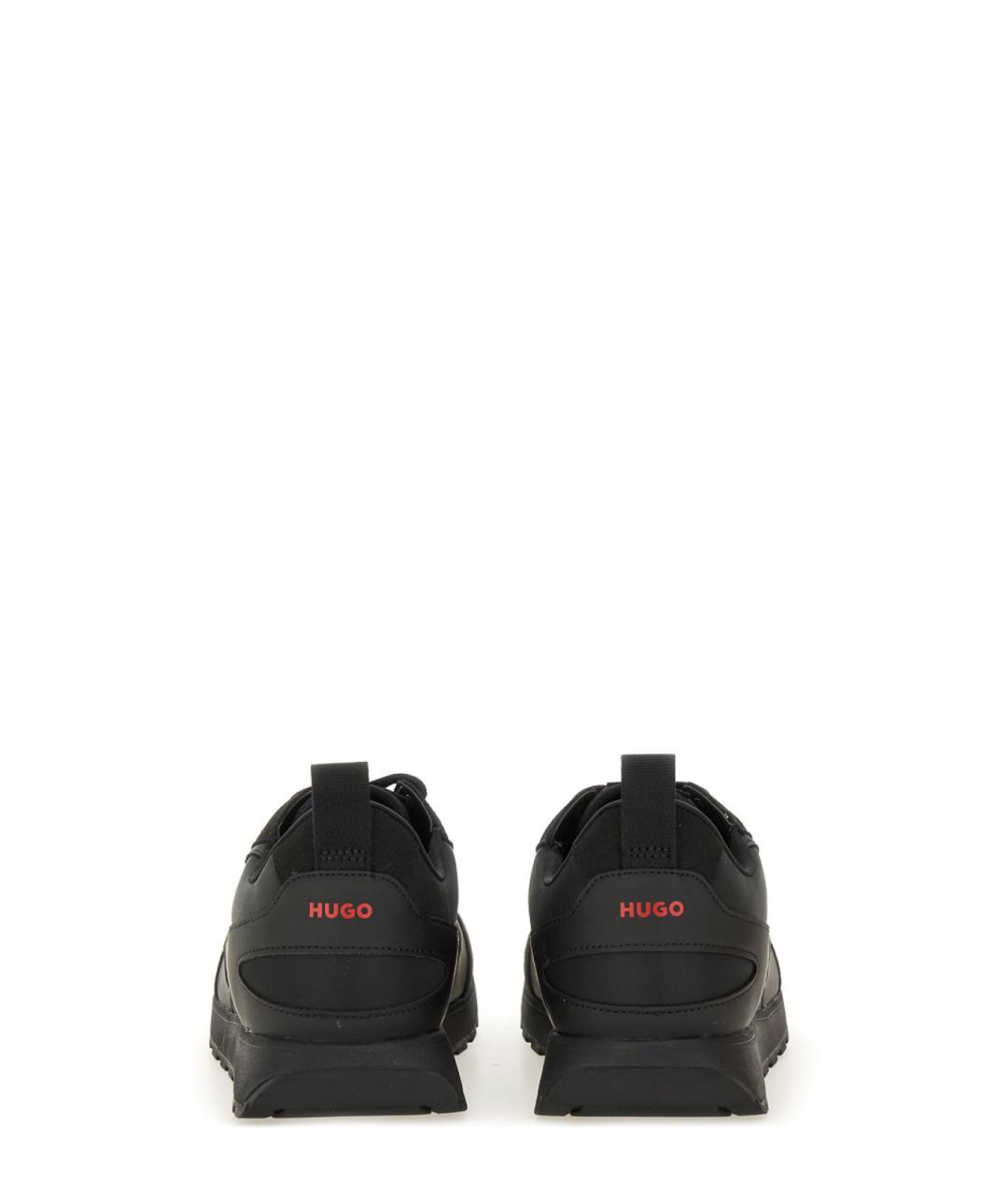 HUGO BOSS Черные низкие кроссовки / кеды, фото 3