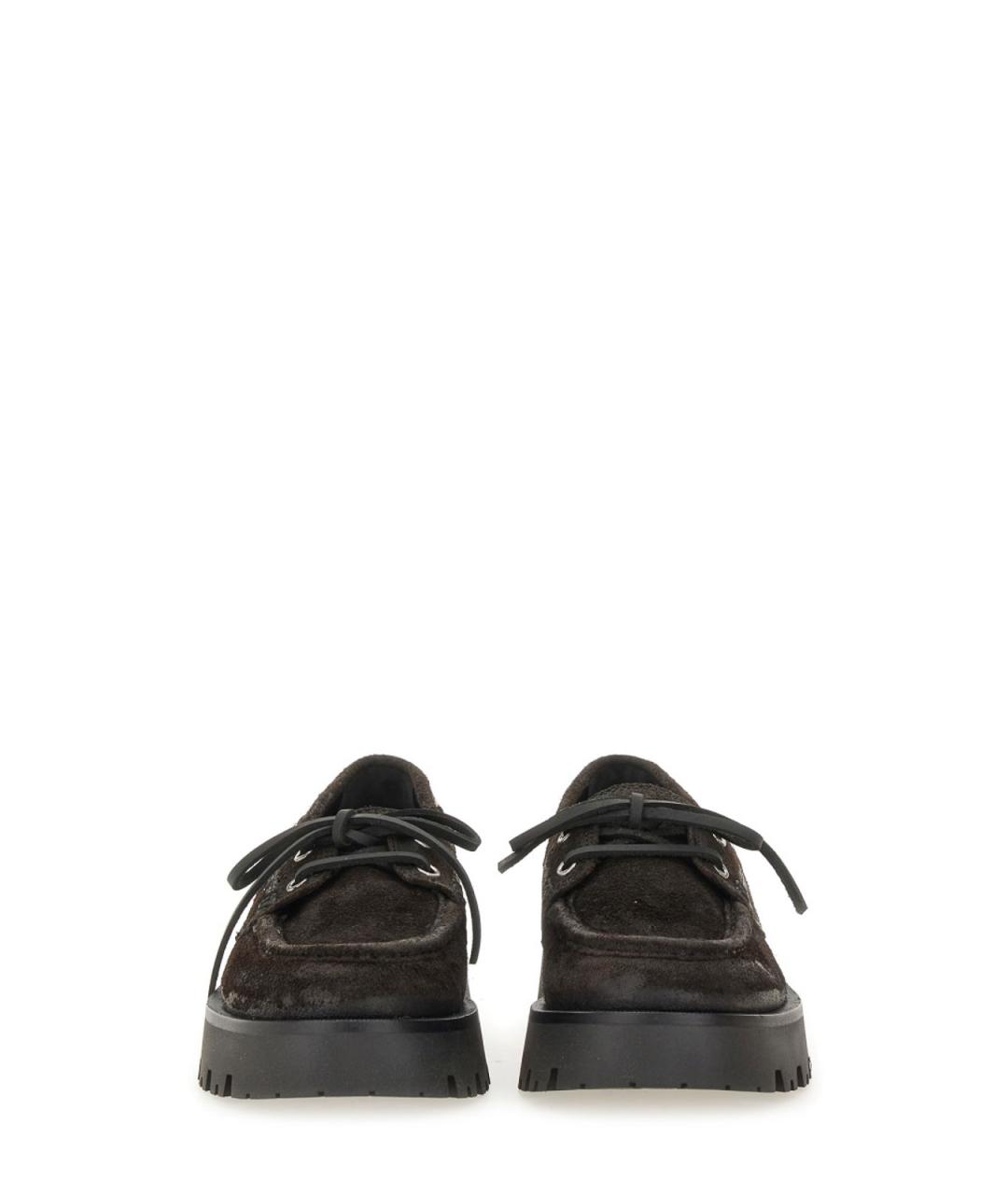 ALEXANDER WANG Коричневые кожаные лоферы, фото 4