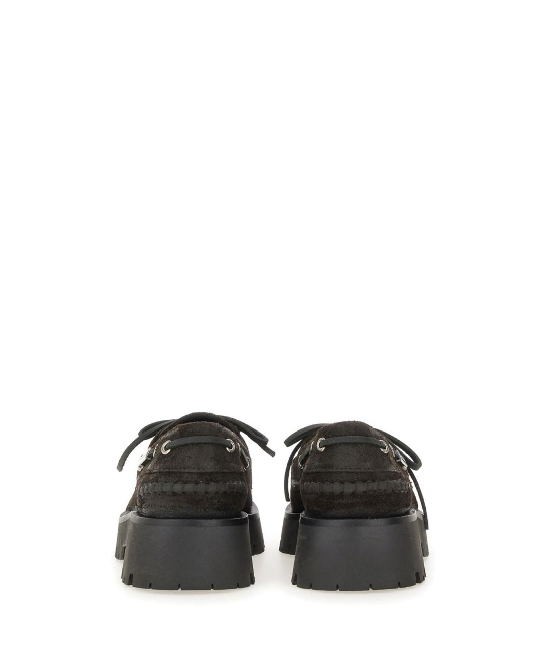 ALEXANDER WANG Коричневые кожаные лоферы, фото 3