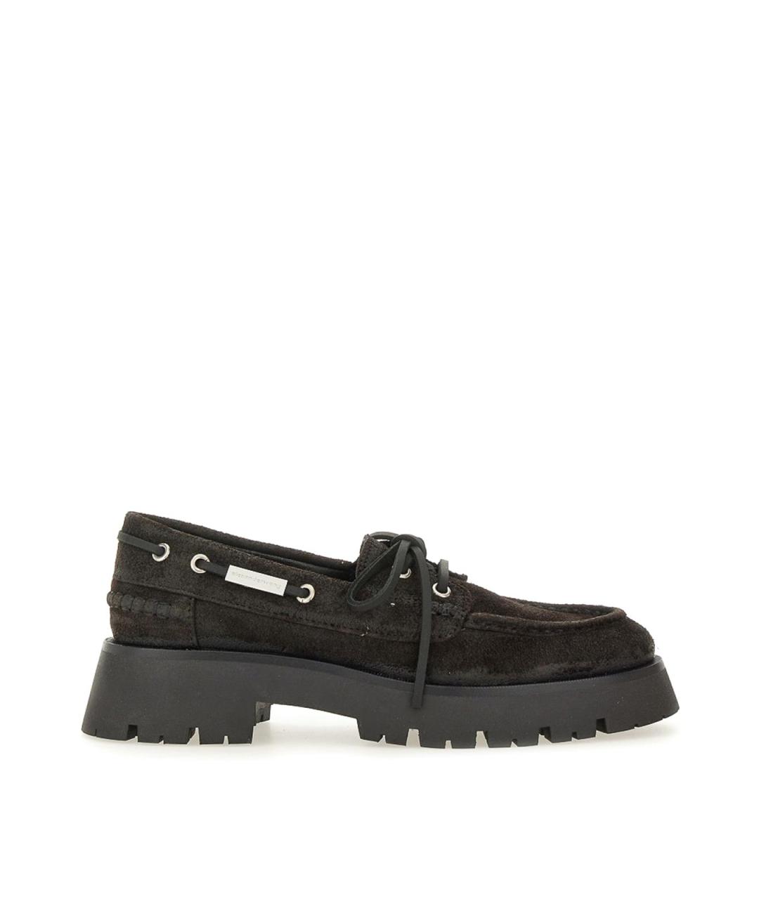 ALEXANDER WANG Коричневые кожаные лоферы, фото 1