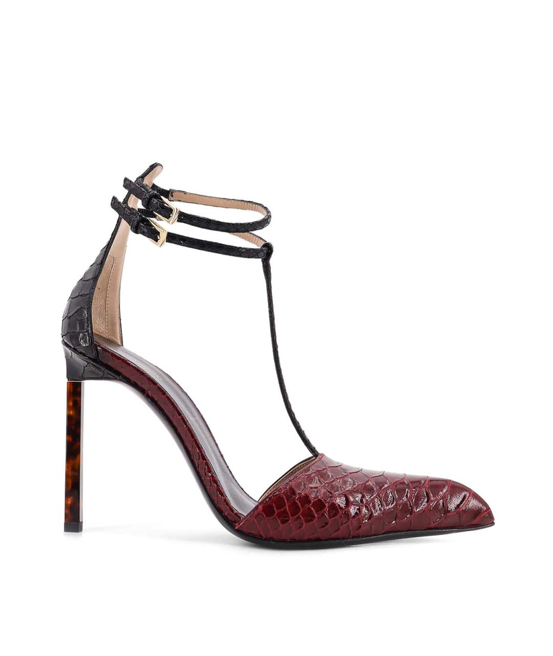 TOM FORD Красные кожаные туфли, фото 1