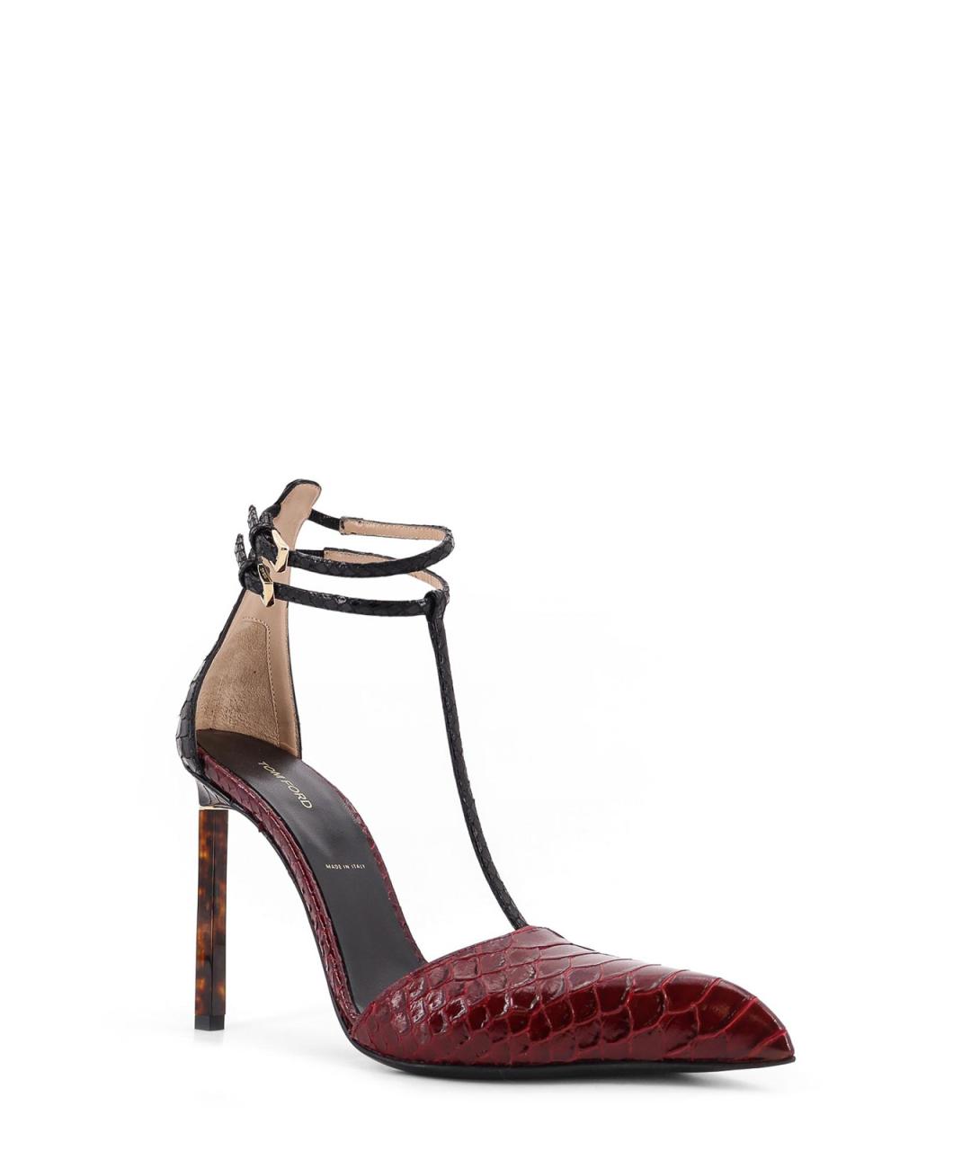 TOM FORD Красные кожаные туфли, фото 2