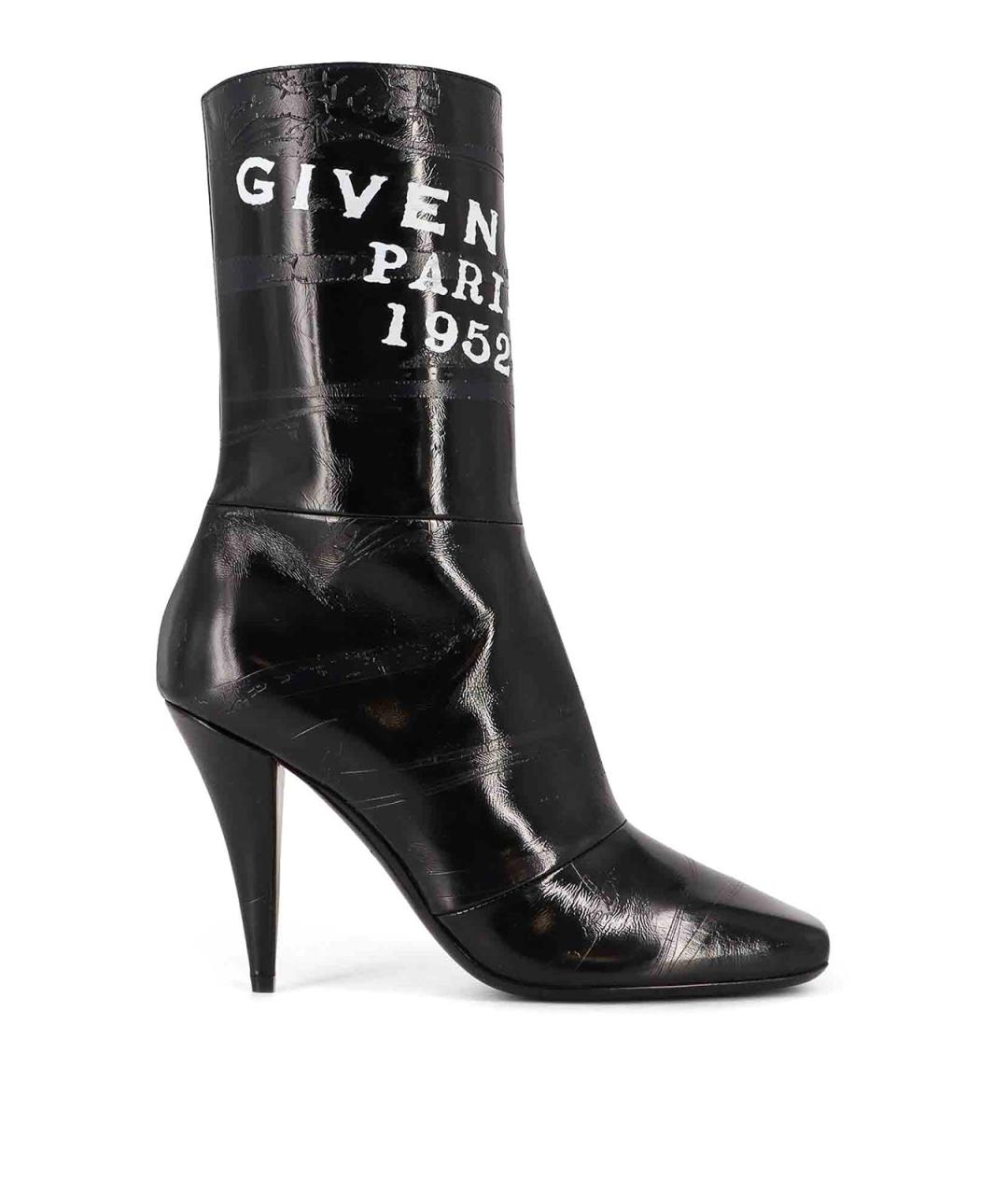 GIVENCHY Черные ботильоны из лакированной кожи, фото 1