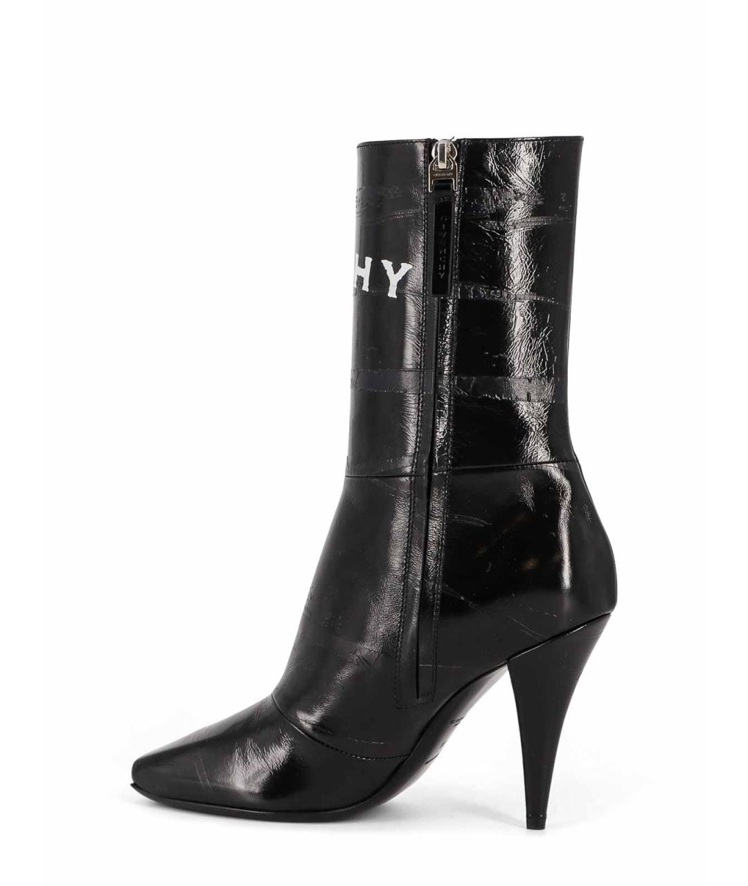 GIVENCHY Черные ботильоны из лакированной кожи, фото 3