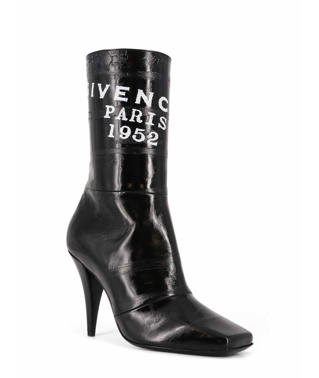GIVENCHY Черные ботильоны из лакированной кожи, фото 2