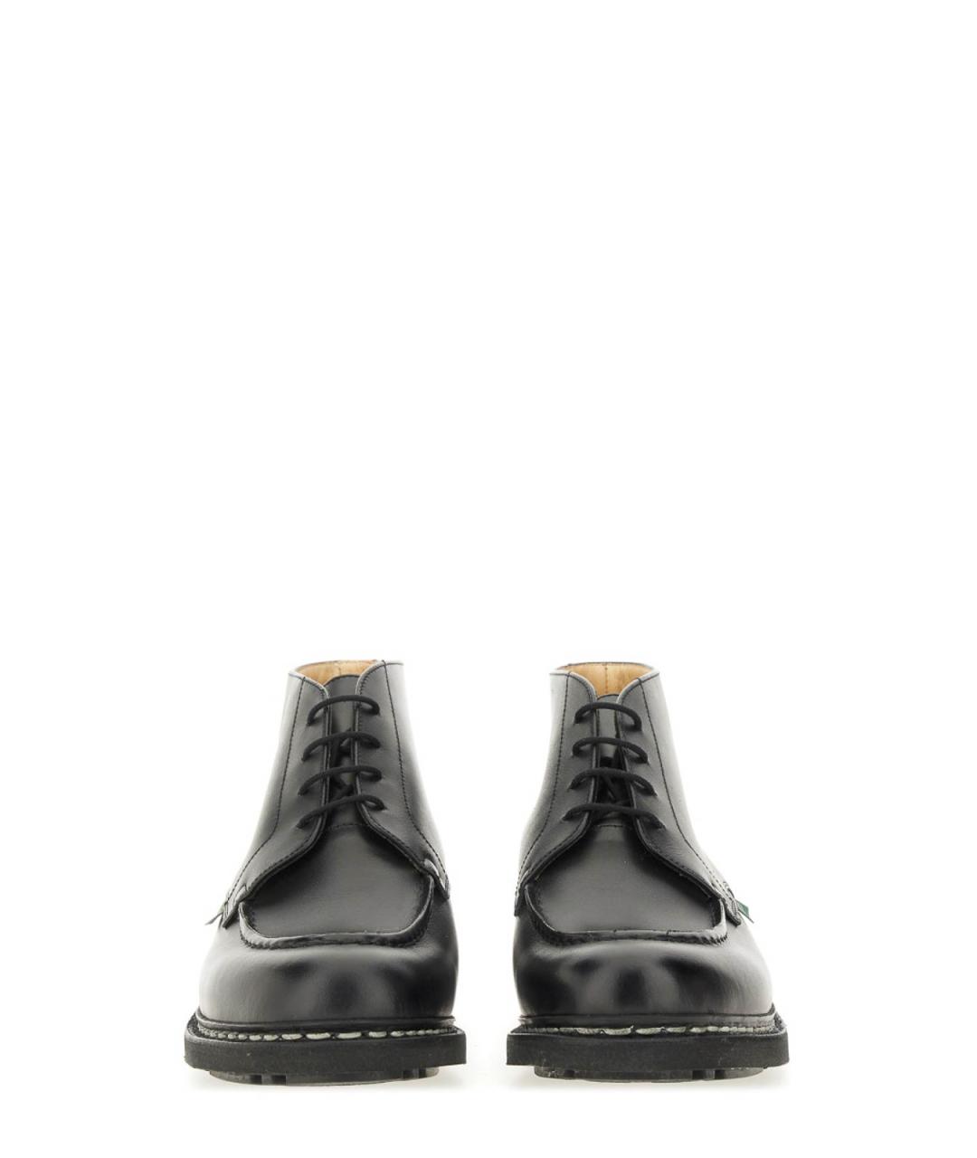 PARABOOT Черные кожаные высокие ботинки, фото 4
