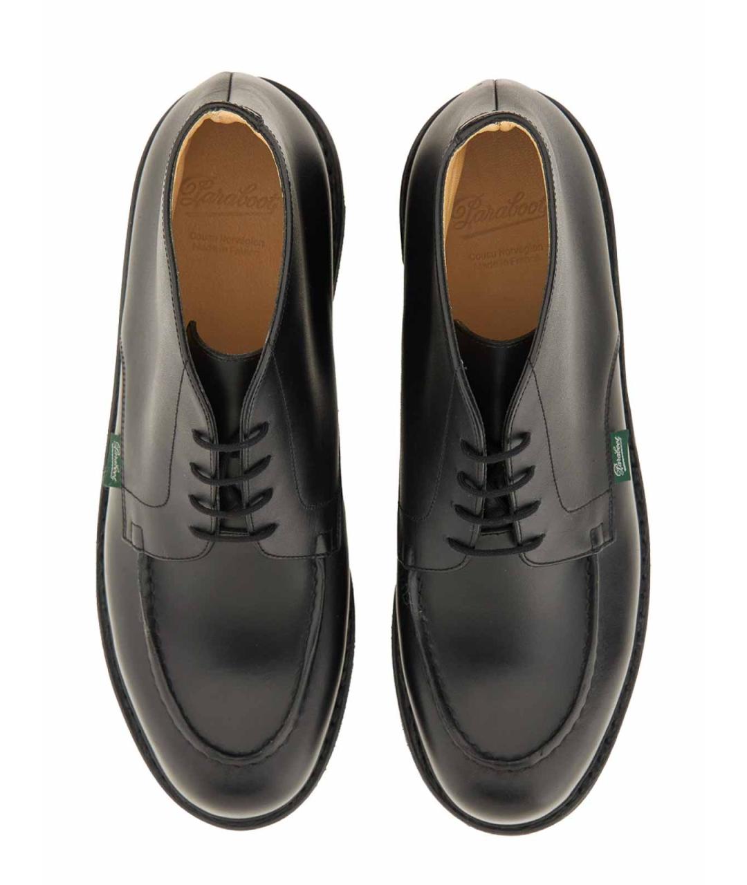 PARABOOT Черные кожаные высокие ботинки, фото 6