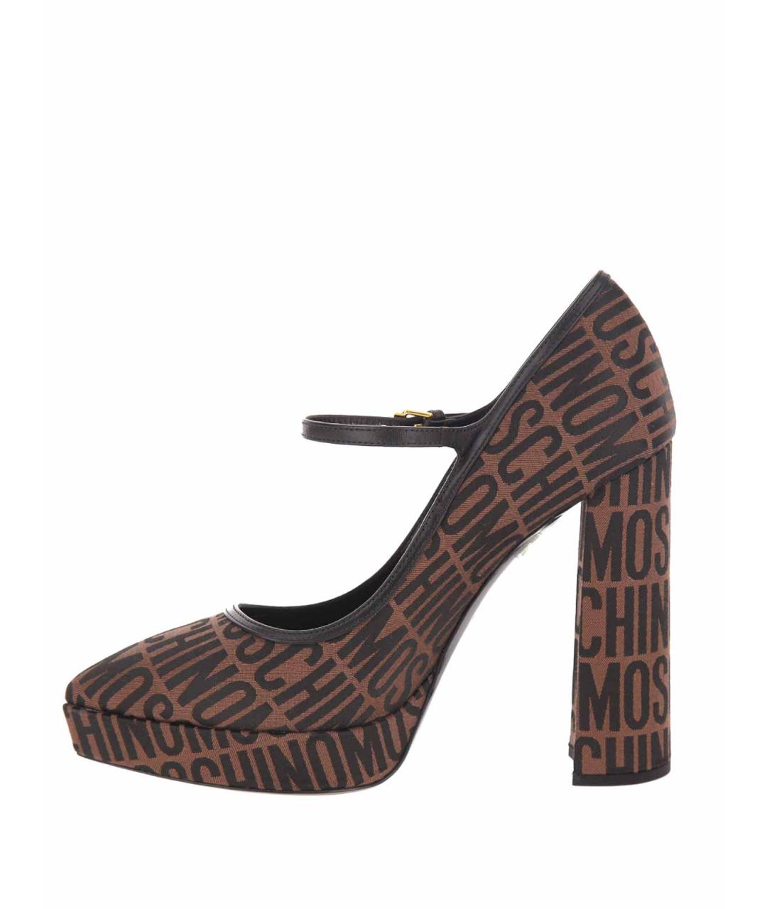 MOSCHINO Мульти синтетические туфли, фото 3