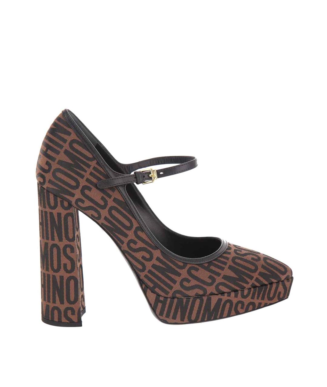 MOSCHINO Мульти синтетические туфли, фото 1
