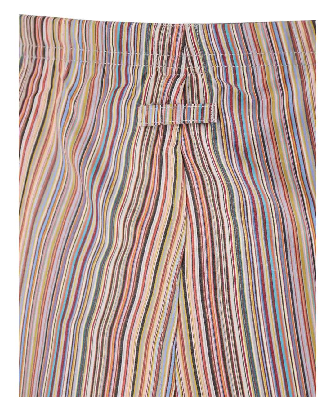 PAUL SMITH Мульти хлопковые повседневные брюки, фото 4