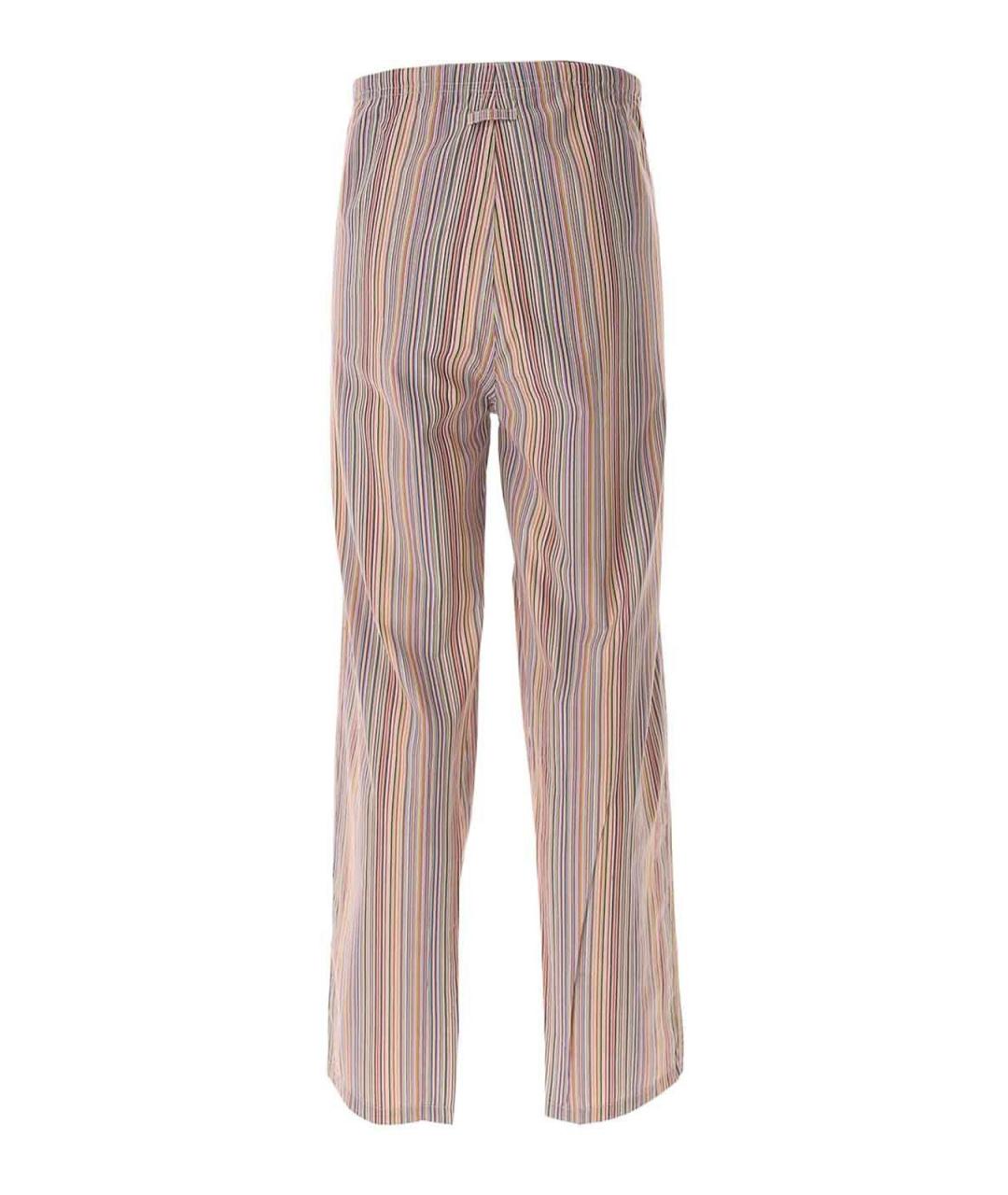 PAUL SMITH Мульти хлопковые повседневные брюки, фото 2