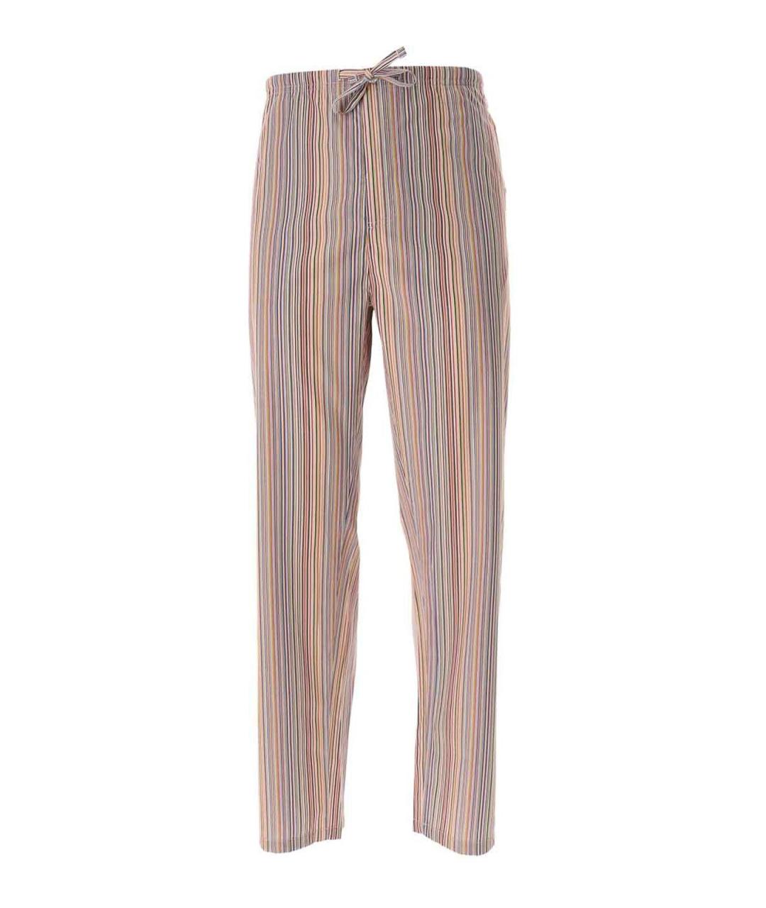 PAUL SMITH Мульти хлопковые повседневные брюки, фото 1