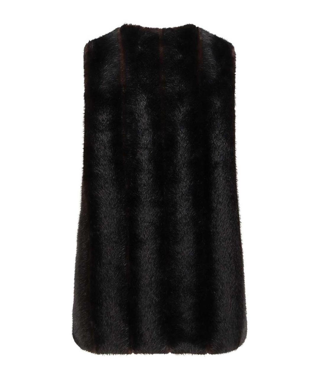 MM6 MAISON MARGIELA Коричневое полиэстеровое повседневное платье, фото 2