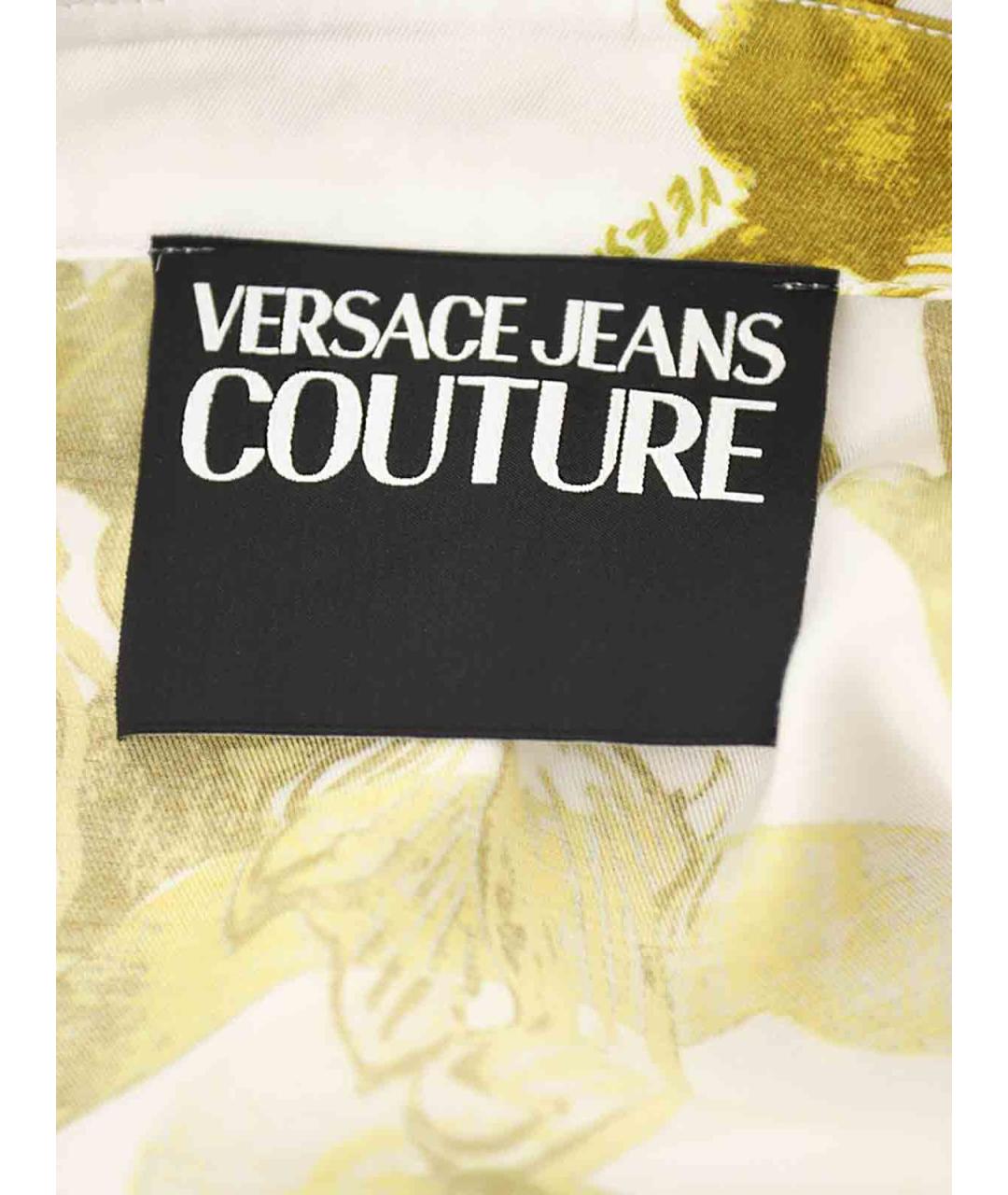 VERSACE JEANS COUTURE Мульти вискозная рубашка, фото 5