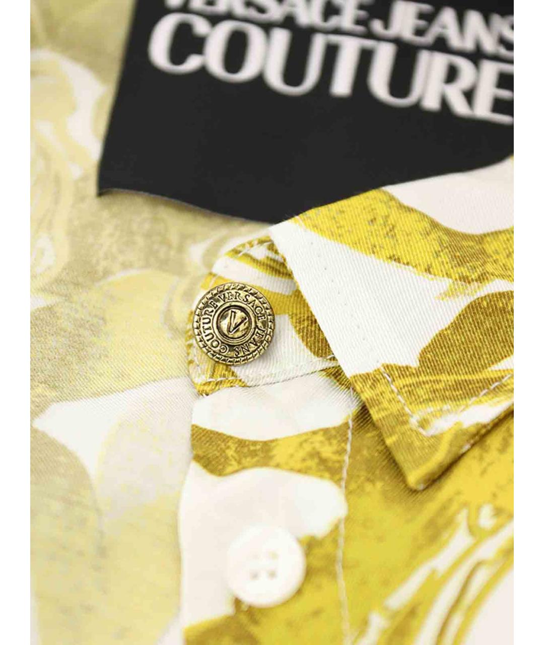VERSACE JEANS COUTURE Мульти вискозная рубашка, фото 6