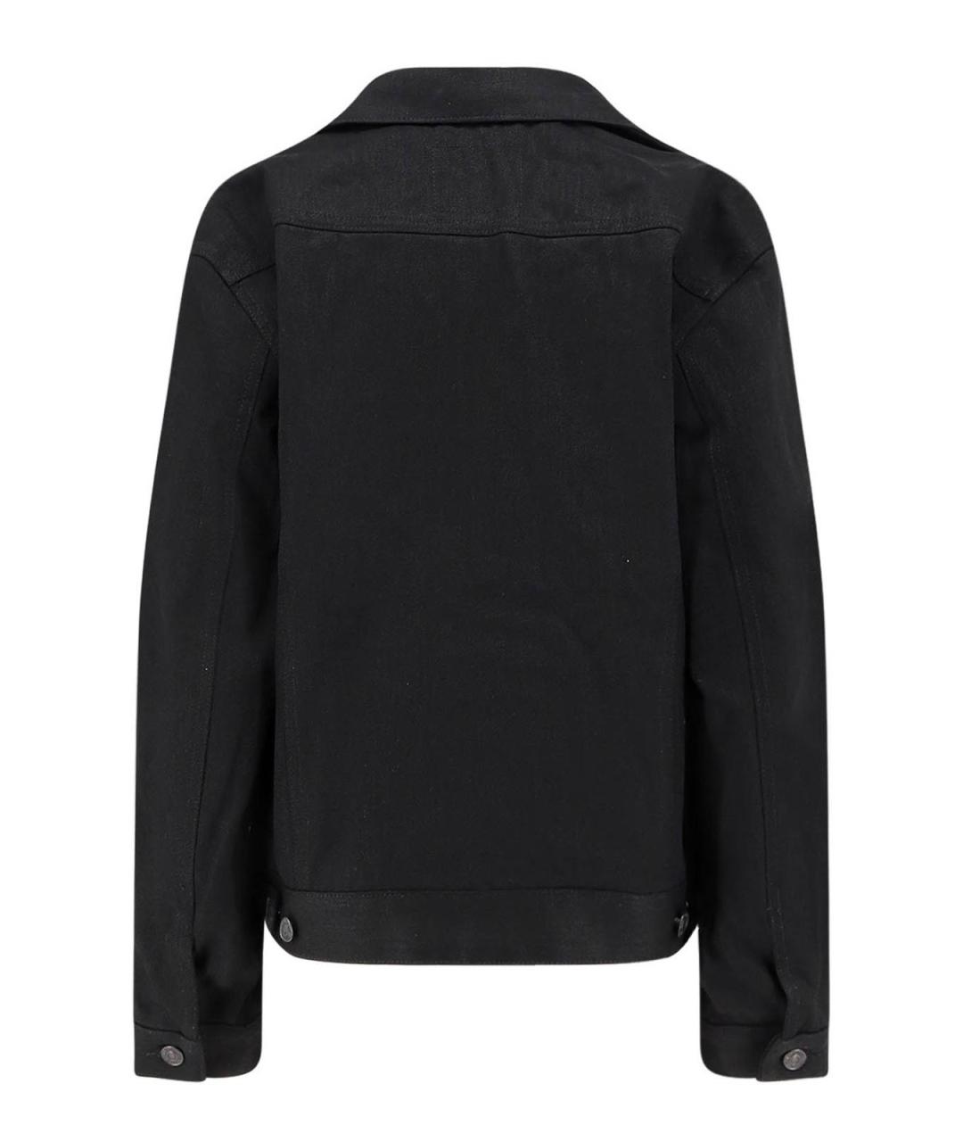 BALENCIAGA Черная хлопковая куртка, фото 2