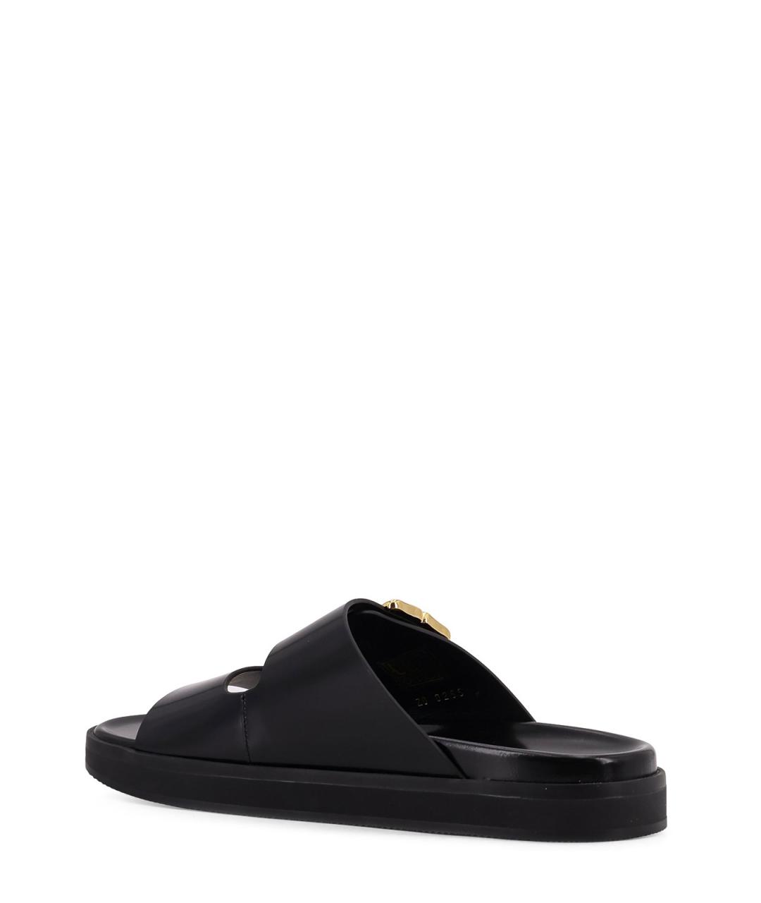 GIVENCHY Черные кожаные сандалии, фото 3