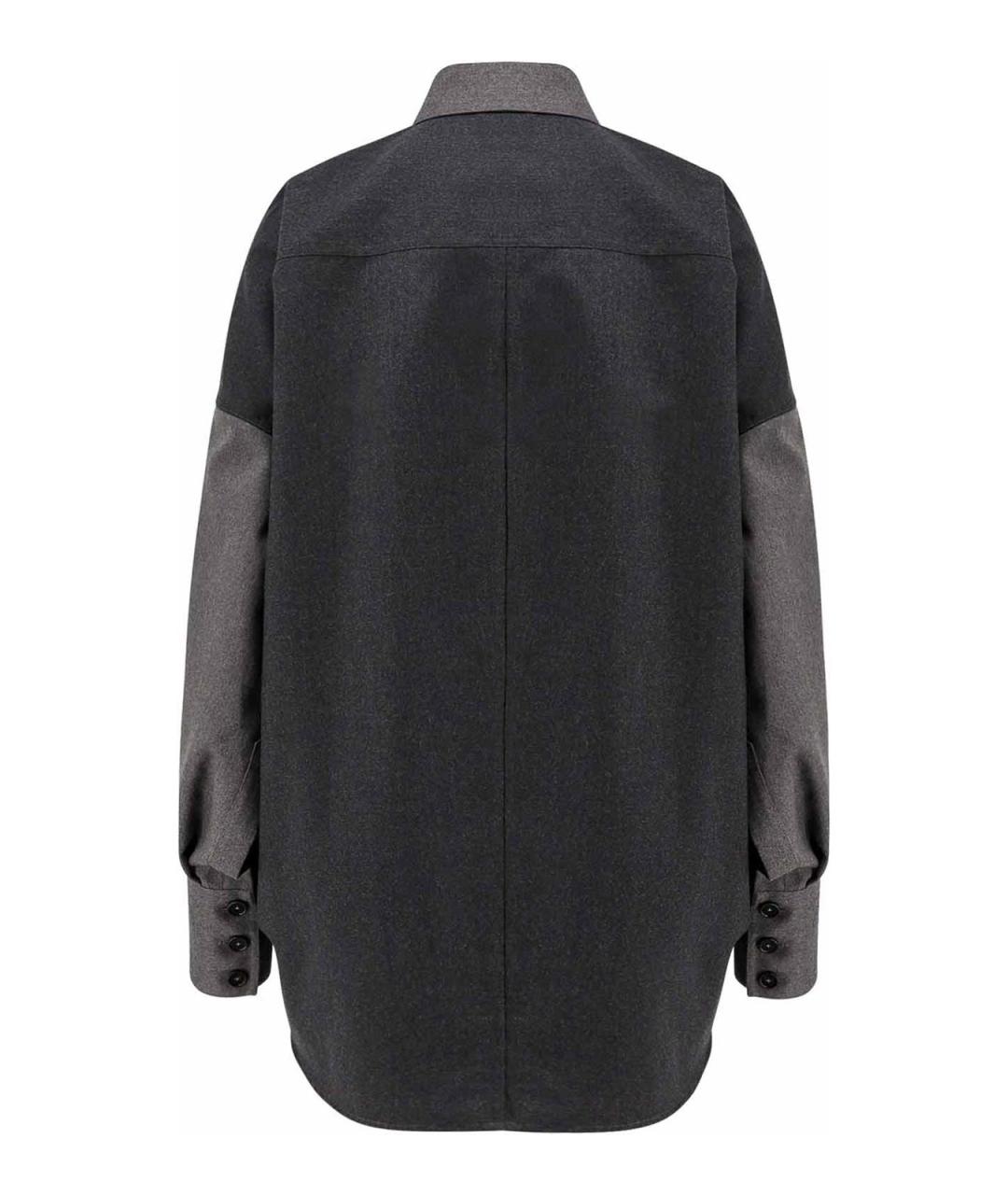 STELLA MCCARTNEY Серая шерстяная куртка, фото 2