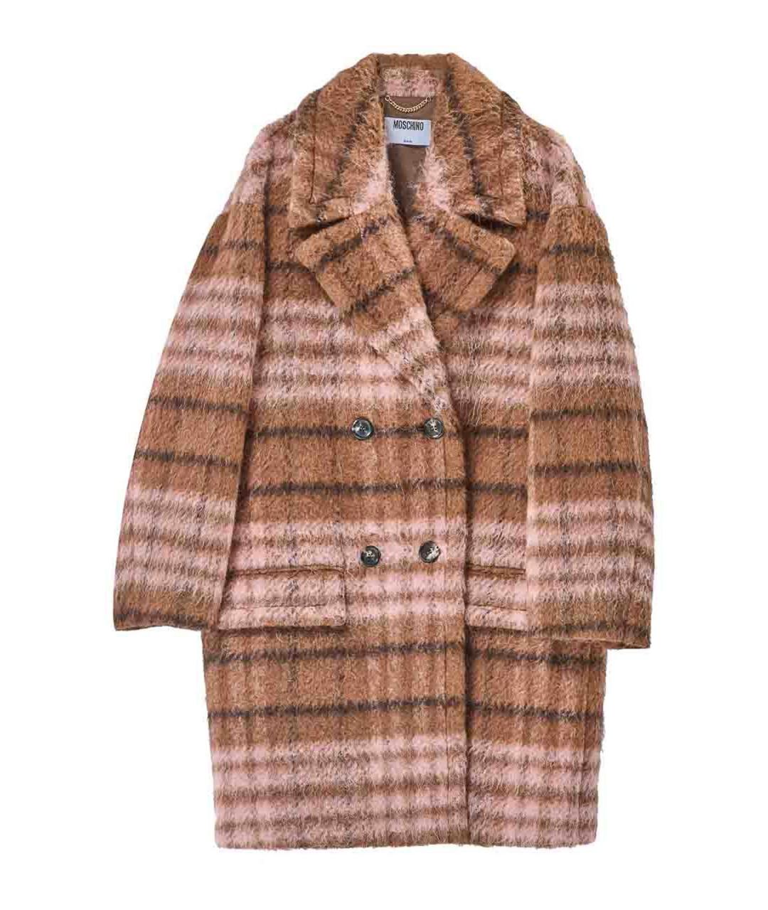 MOSCHINO Мульти полиэстеровое пальто, фото 1