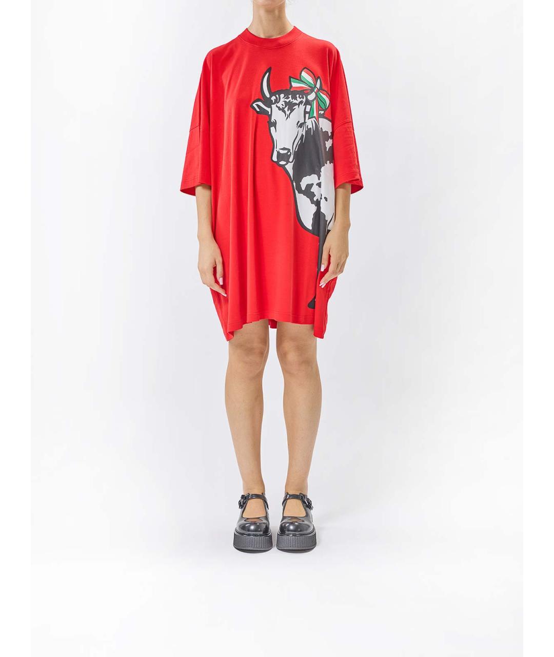 MOSCHINO Мульти хлопковое платье, фото 2