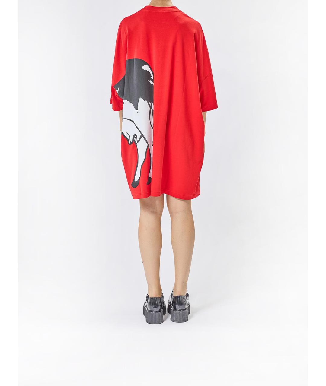MOSCHINO Мульти хлопковое платье, фото 4