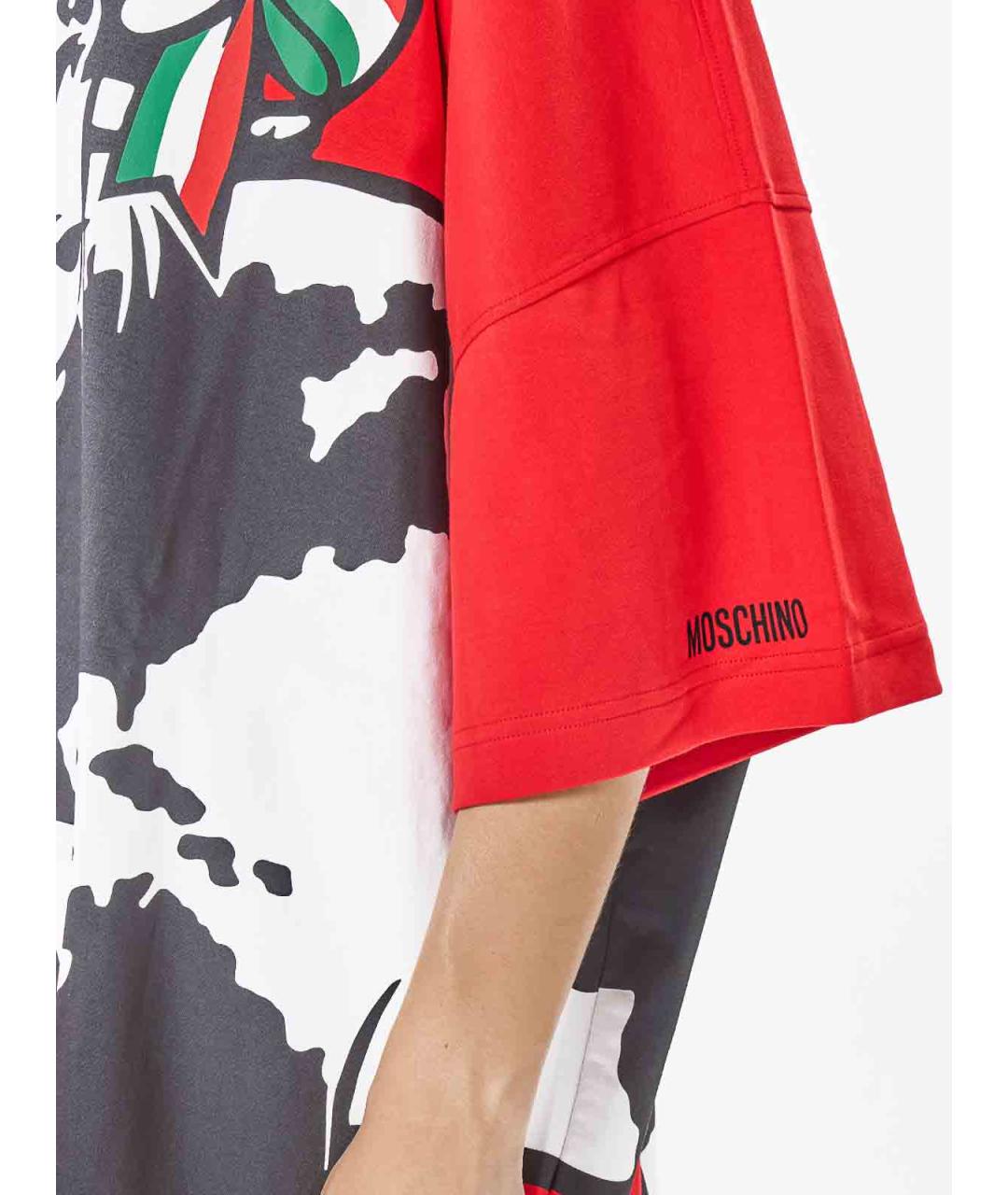 MOSCHINO Мульти хлопковое платье, фото 5
