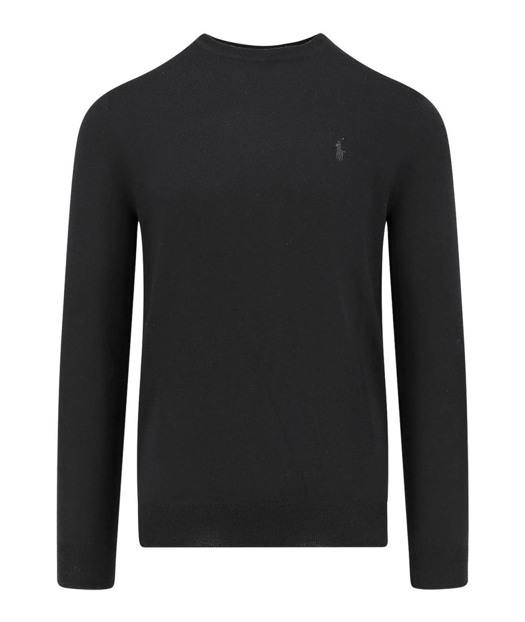 POLO RALPH LAUREN Черный шерстяной джемпер / свитер, фото 1