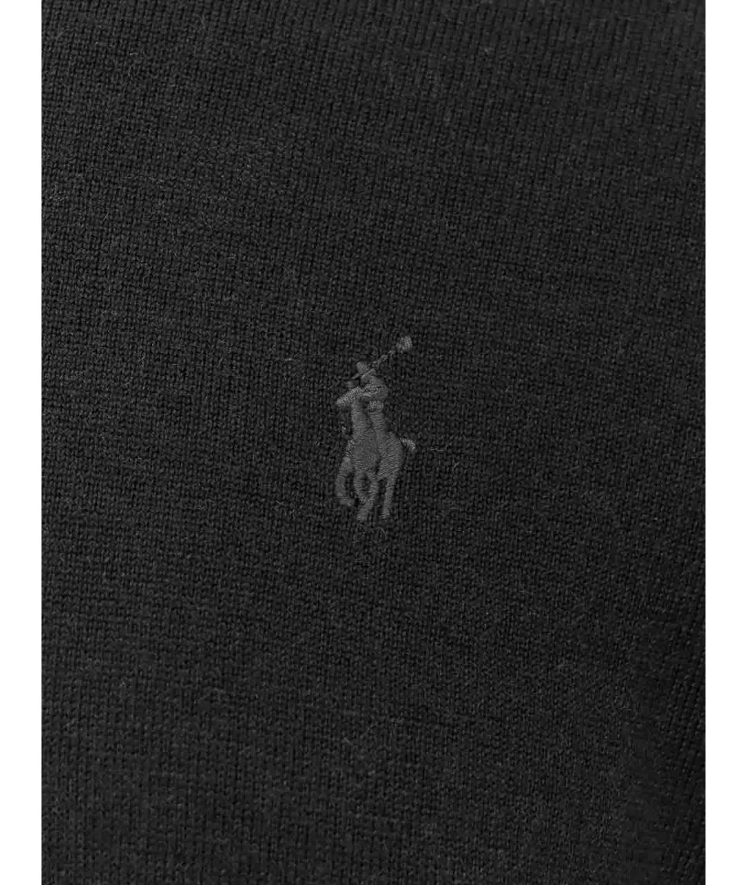POLO RALPH LAUREN Черный шерстяной джемпер / свитер, фото 3