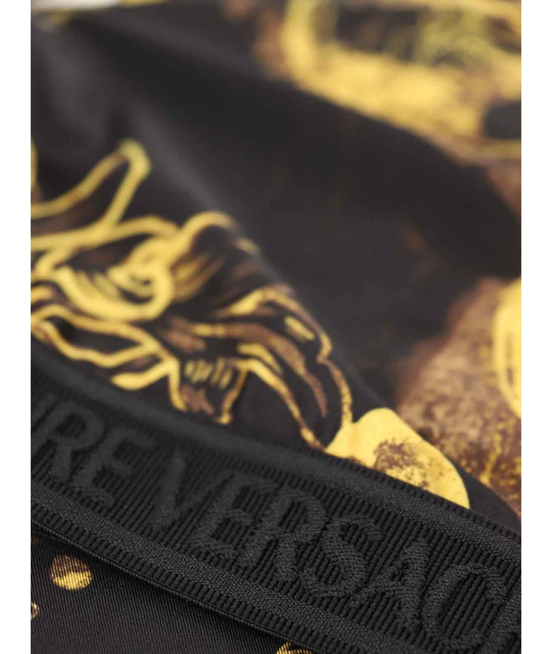 VERSACE JEANS COUTURE Черная полиэстеровая майка, фото 4